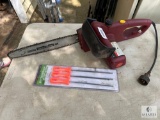 14-inch Electric Chainsaw with Chain File Set