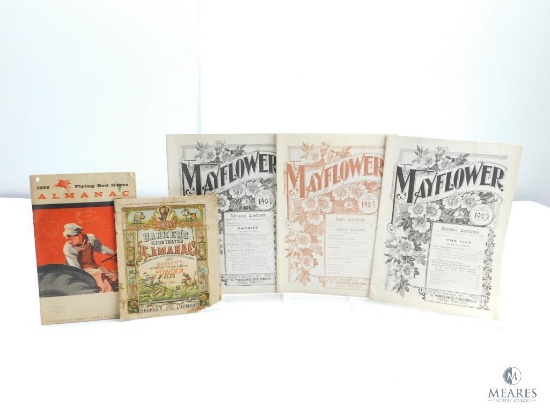 Mixed Lot of Vintage Almanacs and Mayflower Books
