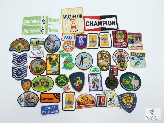 Variety of Patches, Michelob, Mohawk Tires, and More