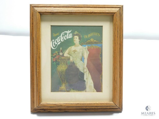 1970's Framed Coca-Cola Advertising