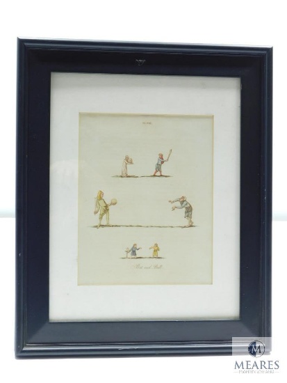"The Bat and Ball" by John Thorn, in Frame