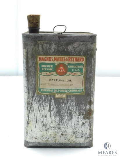 Magnus, Mabee And Reynard Perfume Oil Tin Can