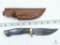 New Fixed Blade Hunter with Leather Sheath