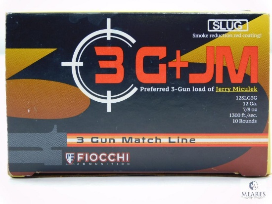 10 Rounds Fiocchi .12 Gauge Slugs