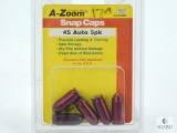 A-Zoom Snap Caps, 45 Auto Five Pack