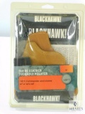 Blackhawk Suede Leather Tuckable Holster, Left