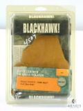 Blackhawk Suede Leather Tuckable Holster, Right