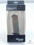 Seven Rounds Sig Sauer Magazine with Pad, 1911 Compact, .45 ACP