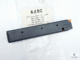 32 Rounds Magazine, 9mm AR Style, SS Black Marlube Orange Follower