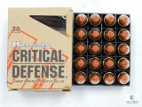 20 Rounds Hornady Critical Defense 45 Colt 185 Grain