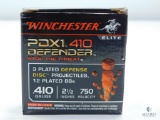 10 Rounds Winchester PDX1 410 Defender, 12 Plated BBs, 2 1/2