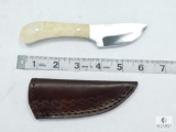 New Fixed Blade Hunter with Leather Sheath
