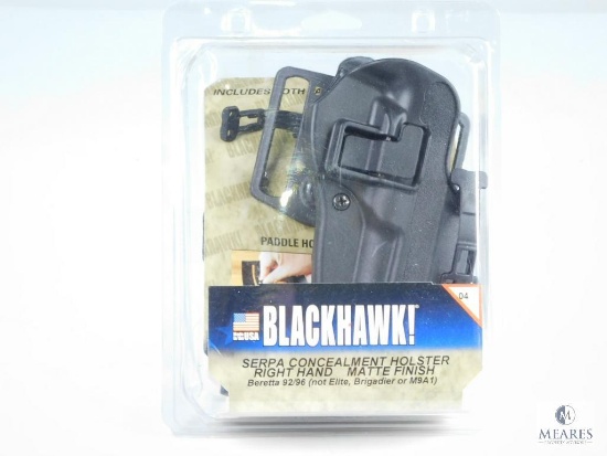 Blackhawk Serpa Concealment Holster, Right Hand, Matte Finish, Beretta 92/96
