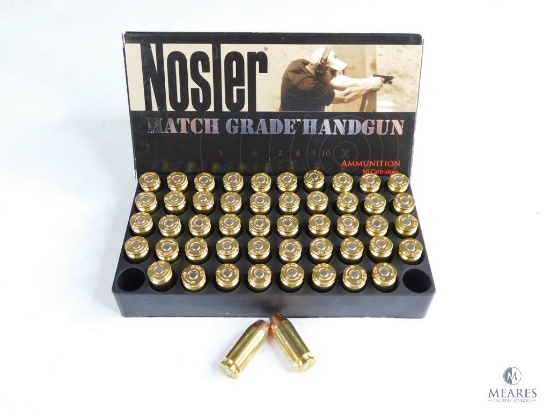 50 Rounds Nosler ASP .40 S&W, 180 Grain JHP