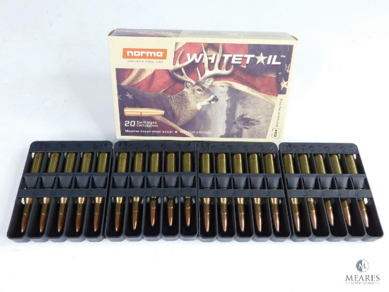20 Rounds Norma Whitetail 270 Winchester, 130 Grain