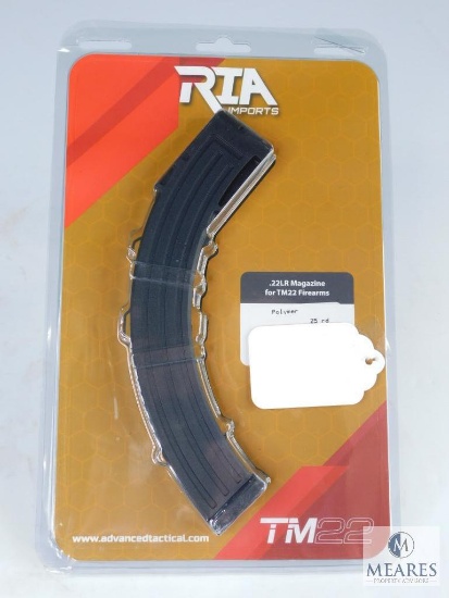 25 Rounds RIA .22 LR Polymer Magazine For TM22 Firearms