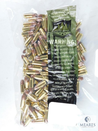 200 Rounds 9mm Luger, 94 Grain