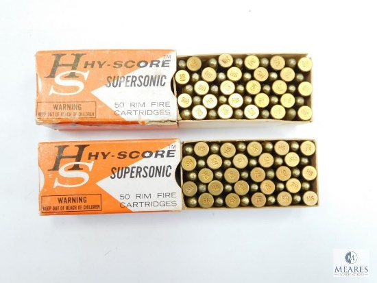 100 Rounds Hhy-Score Supersonic 22 LR