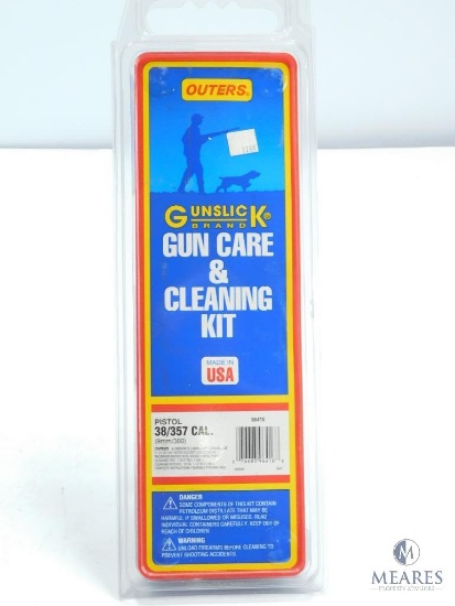 Outers Gunslick Brand Gun Care & Cleaning Kit For 38/357 Caliber