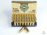 50 Rounds 9mm Luger Patriot 2A Sports, LLC 8g/124gr FMJ