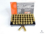 50 Rounds Aguila 9mm Luger 124 Grain FMJ