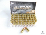 50 Rounds CCI Blazer 9mm Luger 115 Grain FMJ