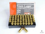 50 Rounds Aguila 9mm Luger 124 Grain FMJ