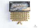 50 Rounds CCI Blazer 9mm Luger 115 Grain FMJ