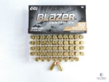 50 Rounds CCI Blazer 9mm Luger 115 Grain FMJ