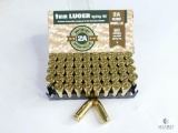 50 Rounds 9mm Luger Patriot 2A Sports, LLC 8g/124gr FMJ