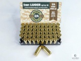 50 Rounds 9mm Luger Patriot 2A Sports, LLC 8g/124gr FMJ