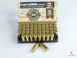 50 Rounds 9mm Luger Patriot 2A Sports, LLC 8g/124gr FMJ