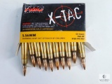 20 Rounds PMC X-Tac 5.56mm FMJ-BT, 55 Grain
