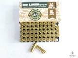 50 Rounds 9mm Luger Patriot 2A Sports, LLC 8g/124gr FMJ
