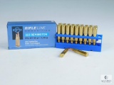 20 Rounds PPU 223 Remington, FMJ BT 55 Grain