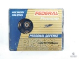 20 Rounds Federal Personal Defense 380 Auto 90 Grain JHP