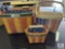 Longaberger 2001 Whistle Stop Basket, 2001Inaugural Basket, 1999 Liberty Basket