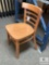 Four Wooden Desk Chairs