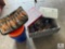 Lot with Tool Storage Containers and Buckets