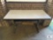 Office Desk with Metal Base