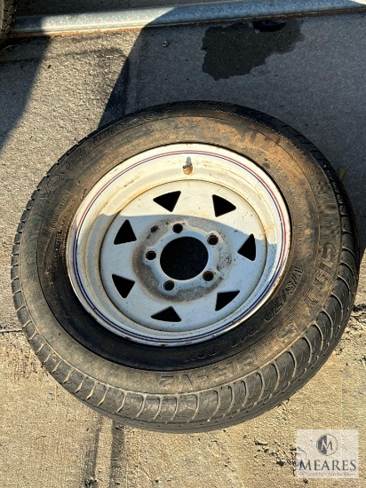 Vee Rubber Tire 175/70/R13 with Five-lug Rim