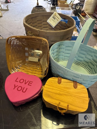 Group of Longaberger Baskets