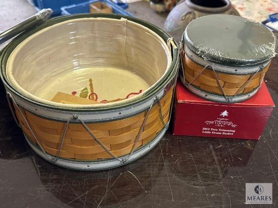 Longaberger 2012 Holiday Collection Drum