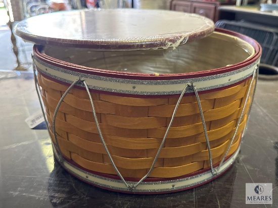 Longaberger 2012 Holiday Collection Drum