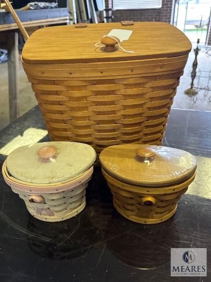 Group of Longaberger Baskets