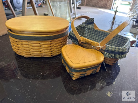 Group of Longaberger Baskets