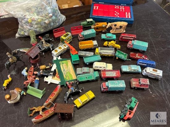 Lot of Vintage Cars and Metal Toys
