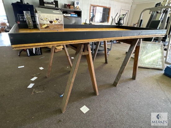 Sawhorse Table