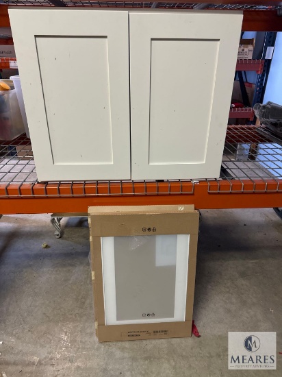 Small Cabinet with Two Glass Doors