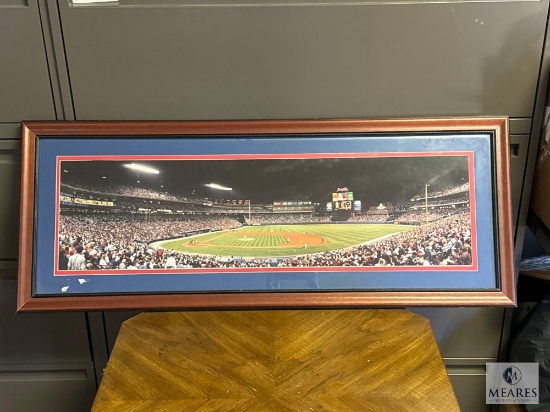 Framed Atlanta Braves Stadium Photo